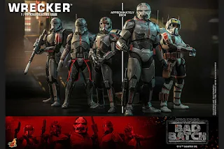 Action FIgure  1/6 Wrecker [ Star Wars: Bad Batch ], Hot Toys