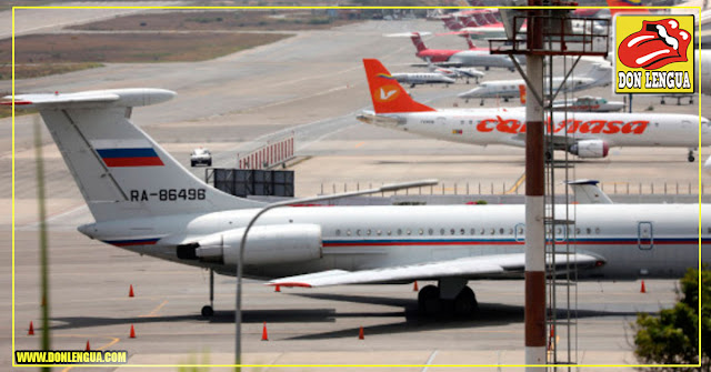 Un avión RUSO acaba de llegar al aeropuerto en el ESTADO VARGAS
