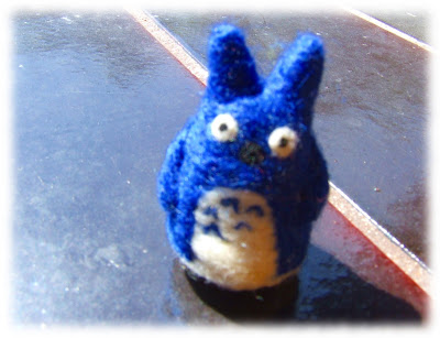 needle felted totoro