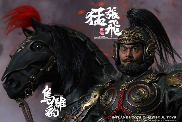 โมเดลเตียวหุย INFLAMES TOYS IFT-019 1/6 'Sets Of Soul Of Tiger Generals -Zhang Yide & The Wuzhui Horse'