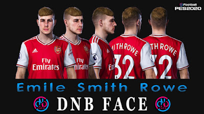 PES 2020 Faces Emile Smith Rowe by DNB