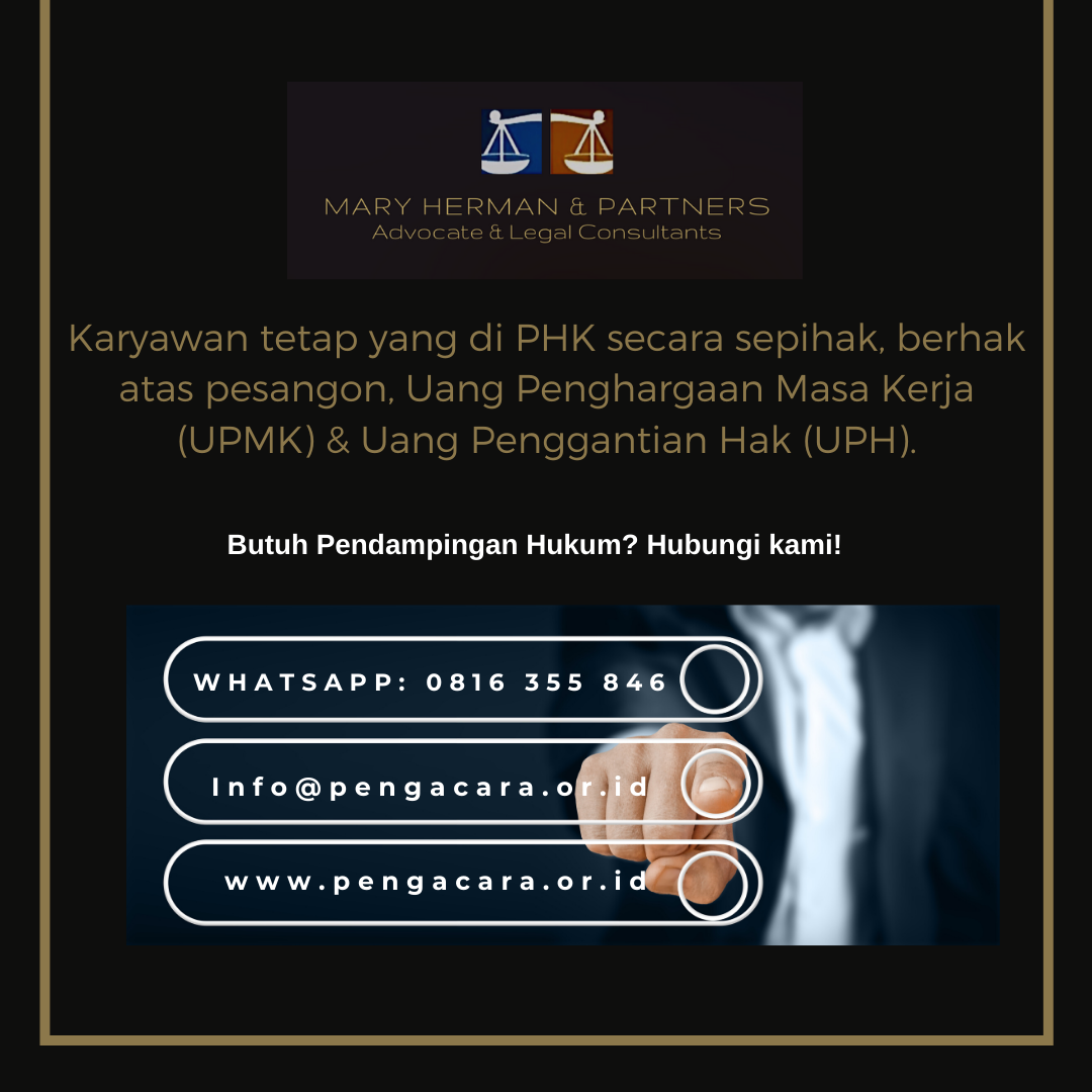 HAK-HAK KARYAWAN YANG DIPHK BERDASARKAN UNDANG-UNDANG ...