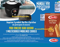 Concorso Barilla "Mangia e vivi positivo" : vinci ogni giorno 1 Multicooker Moulinex Cookeo