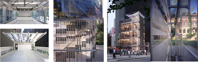 مبنى Cellophane House في متحف الفن الحديث في نيويورك بغلاف من مادة Smart Wrap
