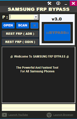 ماهي اداة Samsung FRP Bypass tool V3.0 إزالة قفل حساب Google frp