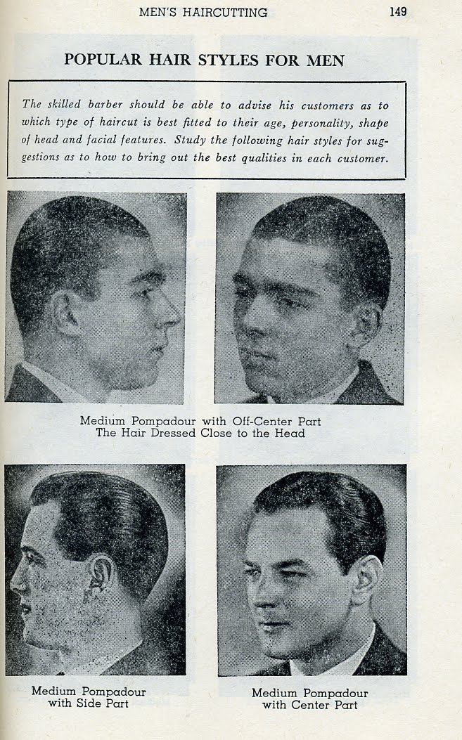 1920 men hairstyle. Popular Hair Styles for Men