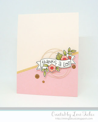 Thanks a Lot card-designed by Lori Tecler/Inking Aloud-stamps from Paper Smooches