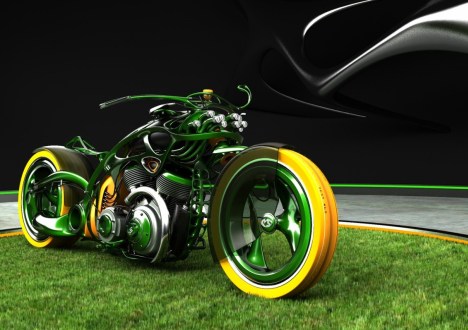 M-Org Motorcycle Green Concept