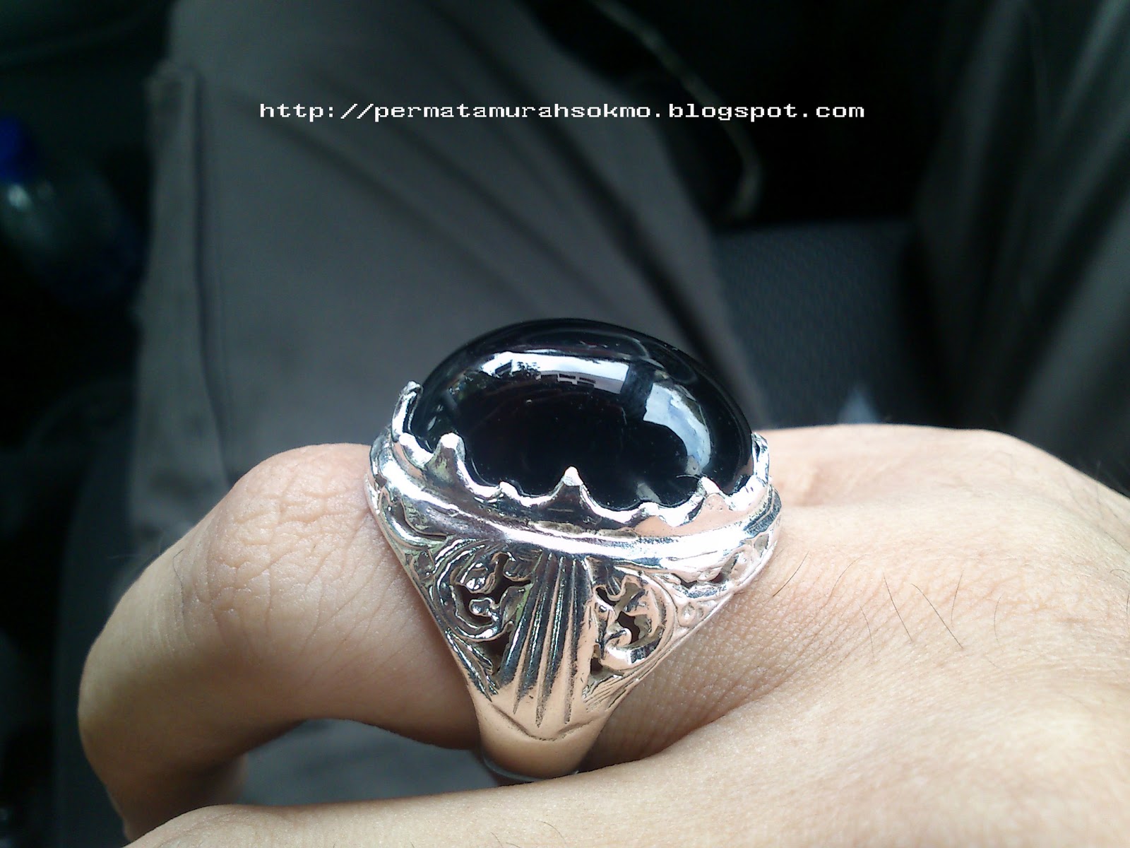 CINCIN BATU AKIK YAMAN HITAM & AKIK YAMAN MERAH PEKAT : Sold