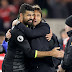 ANTONIO CONTE AND DIEGO COSTA CELEBRATES THEIR AWARD