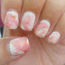 Pink Marble Nails Attempt