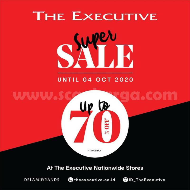 Promo The Executive Super SALE Up To 70% Off