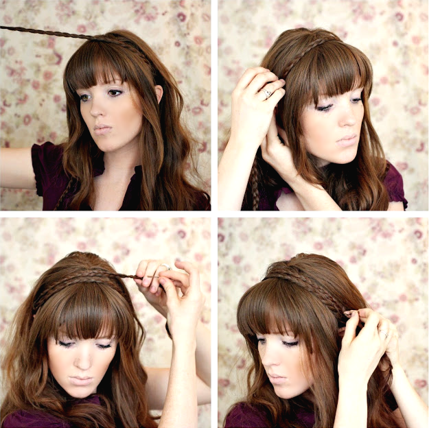 Tutorial Model Kepang  Rambut  Bando  Modern Model Rambut  