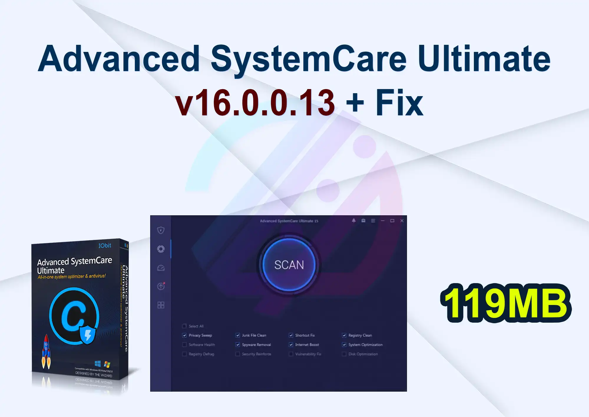 Advanced SystemCare Ultimate v16.0.0.13 + Fix
