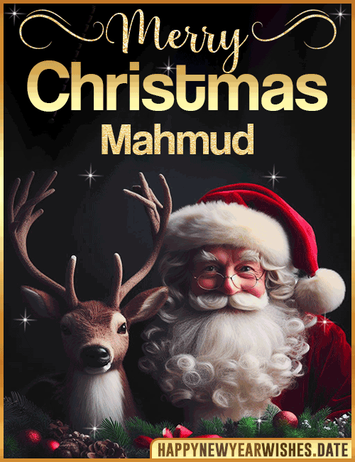 Merry Christmas gif Mahmud