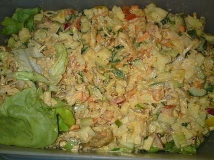 Salad Ayam Buah-buahan  Koleksi Resepi-Resepi Kegemaran 
