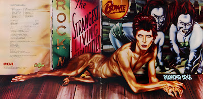 Original cover art for David Bowie's "Diamond Dogs" LP