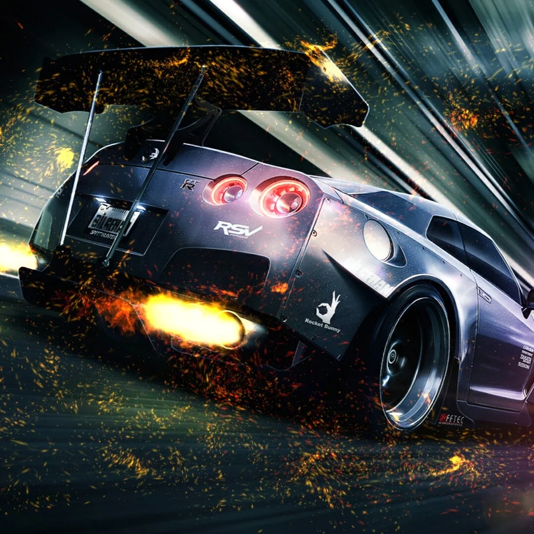 Nissan GTR Rear Special Wallpaper