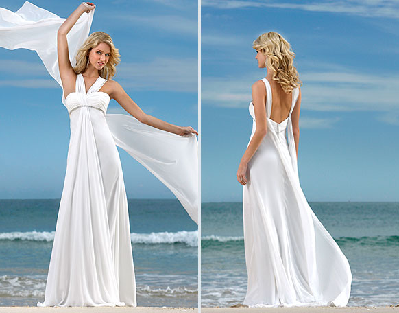 beach wedding dresses