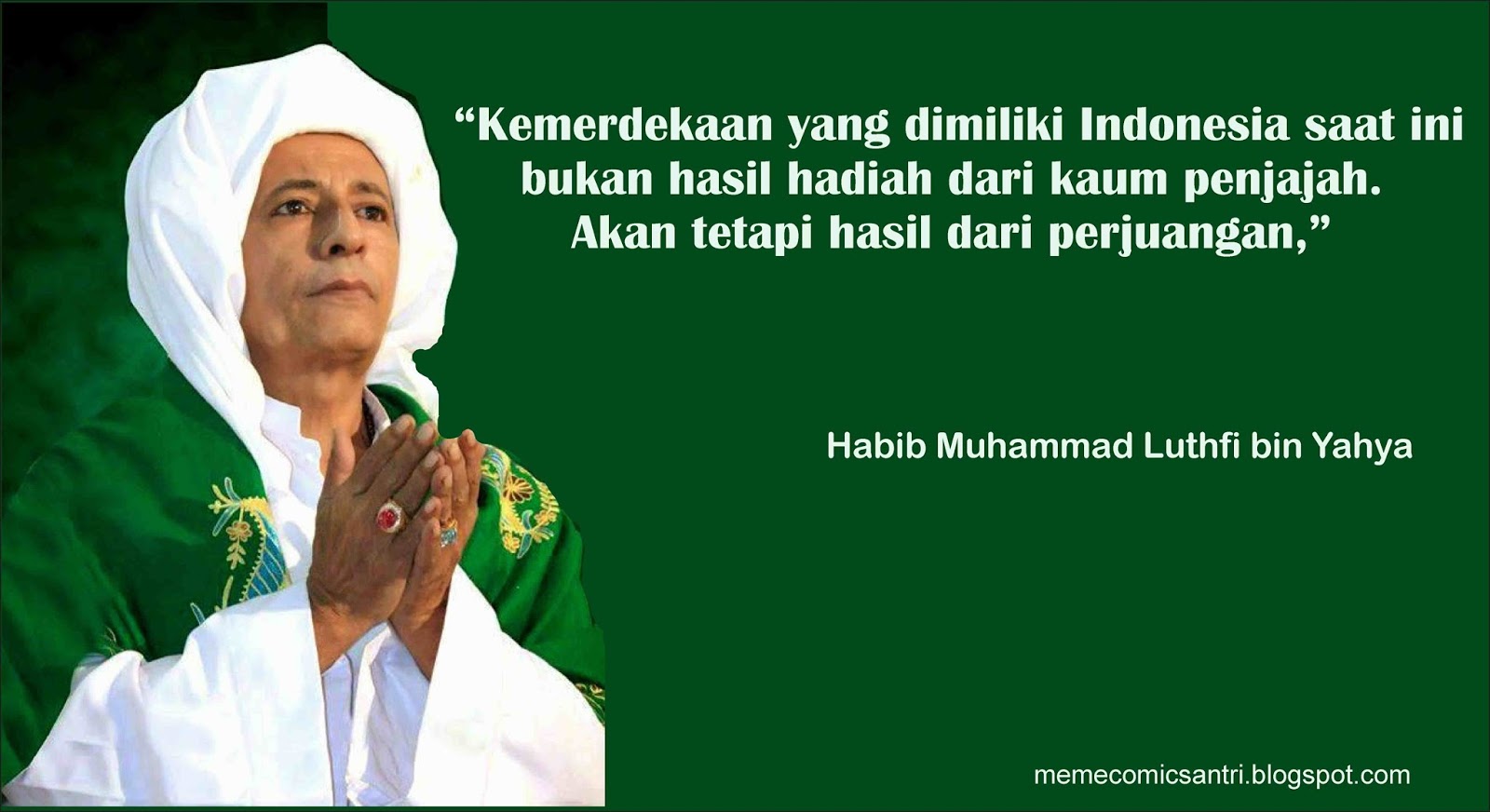Kata Mutiara Untuk Warga Indonesia Dari Habib Muhammad Luthfi Bin
