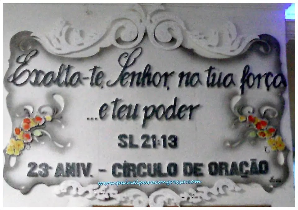 Tema bíblico para festividade evangélica e de círulo de oração nº104