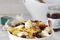 Pasta Salad with Grilled Eggplant and Sun Dried Tomatoes