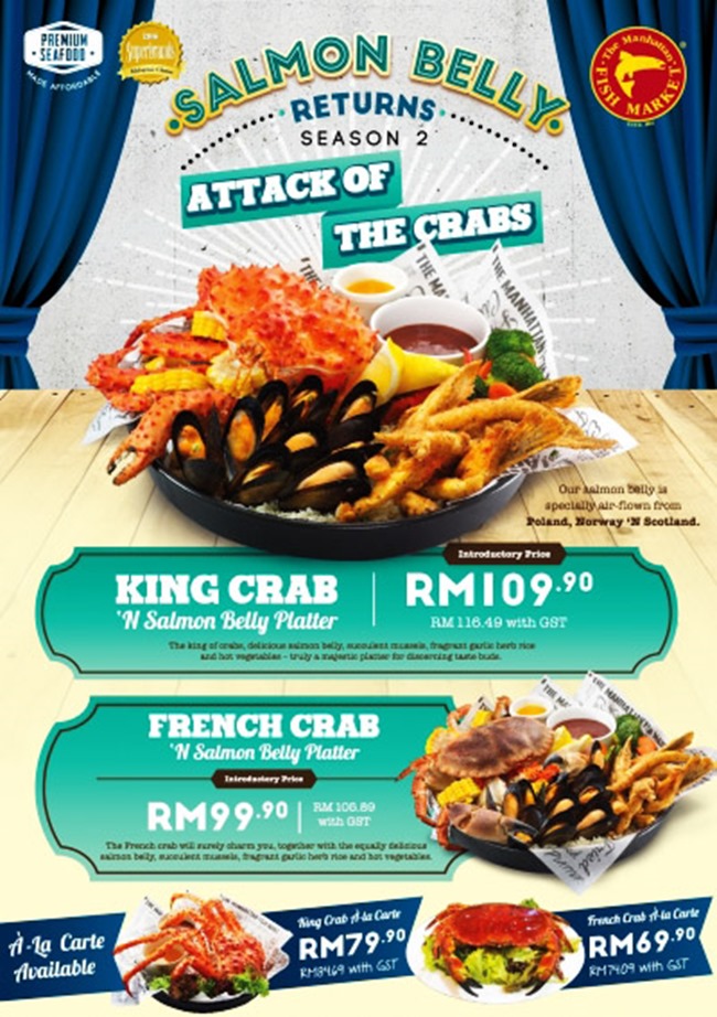 new promotion manhattan king crab 2016