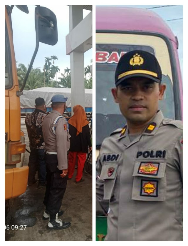 Kapolsek Indrapura, Giat Monitor ADP Harga BBM 