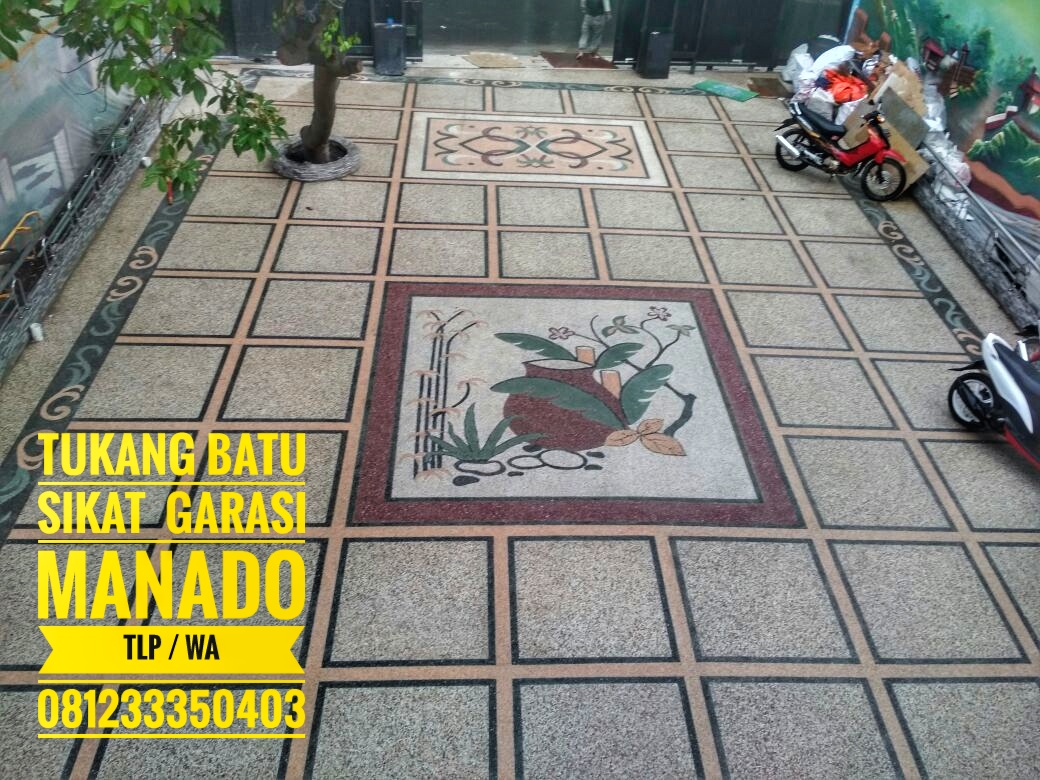 Tukang Batu sikat lantai carpot garasi Manado rumah Tukang Batu sikat lantai carpot garasi Manado rumah