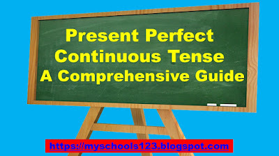 Present Perfect Continuous Tense A Comprehensive Guide