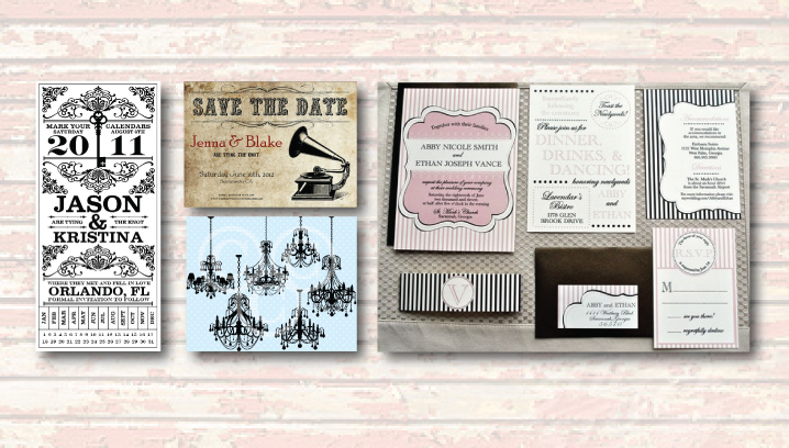 Wedding Shabby Chic Ideas Invitations