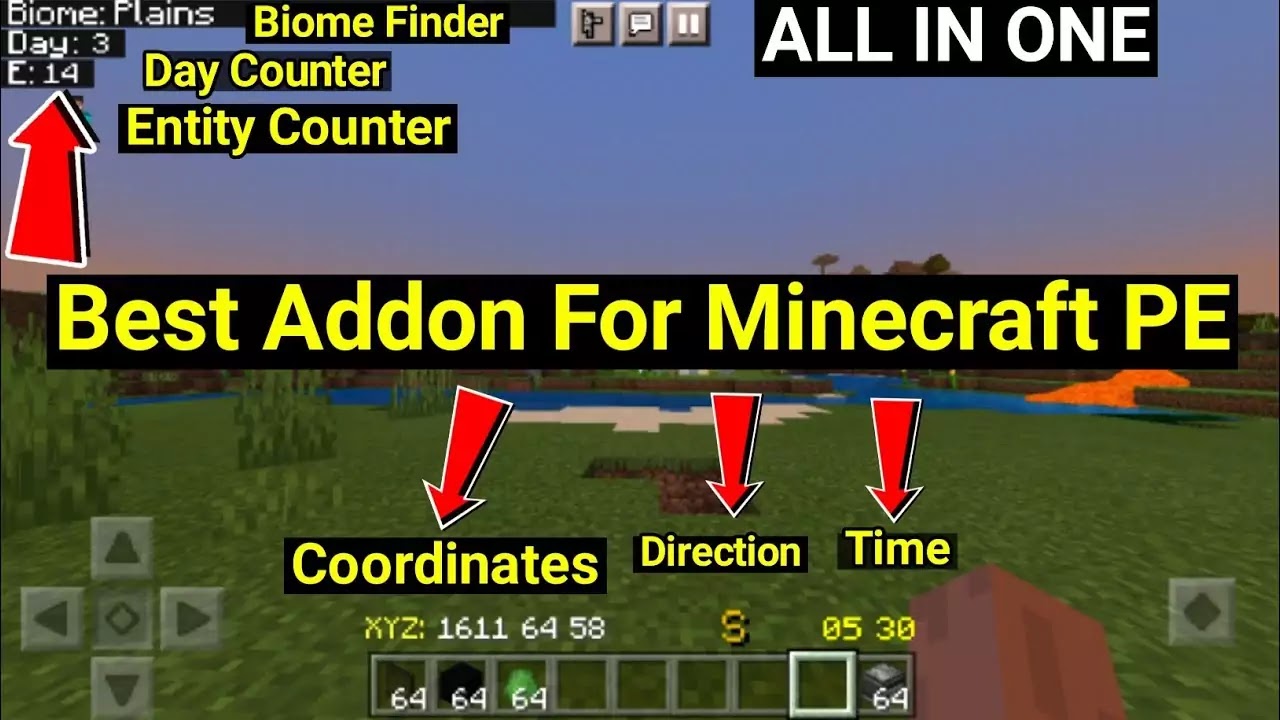 Day Counter Addon Pocket Edition Mods Minecraft