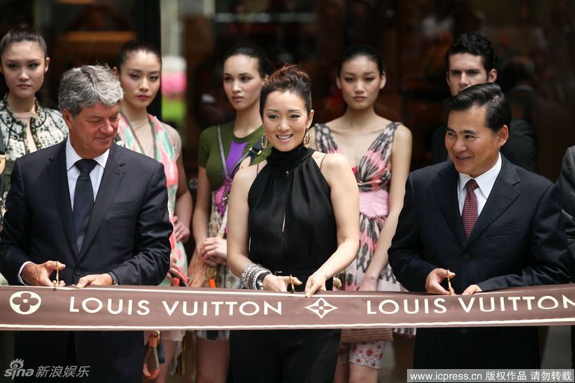 Gong Li in Shanghai