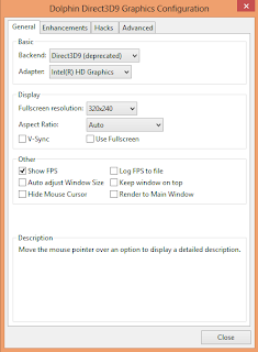 Graphics General Setting Dolphin 4.0.1 Emulator 