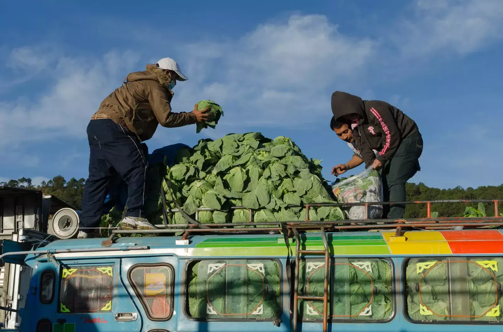 Vegetable Haulers Trading Post La Trinidad Benguet Cordillera Administrative Region Philippines