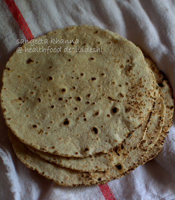 chapati with soybean 