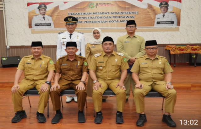 Wakil Walikota Lantik 3 Pejabat Pemko Medan, Tegaskan Loyal dan Hindari Korupsi 