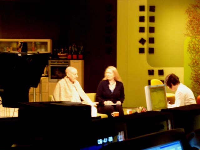 Sankarshan Das live on a talk show on Estonian National Television