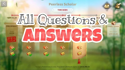 Peerless Scholar Answers to All Questions Rise of Kinfdoms NewDroidTips