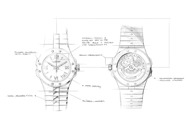 Chopard Alpine Eagle sketches