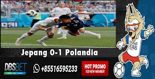 jepang 0-1 polandia piala dunai 28 juni 2018