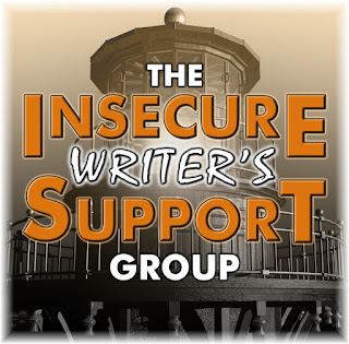 Logo for the Insecure Writer's Support Group with a light house in the background.