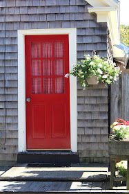 This red door screams Maine