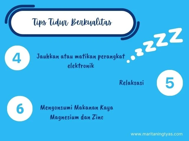 tips agar tidur berkualitas