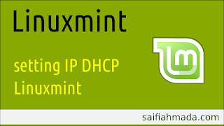 linuxmint setting ip ethernet dhcp