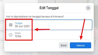 7. Cara Mengubah Tanggal Postingan Facebook di Android