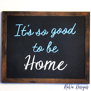 it's so good to be home chalkboard quote art lettering writing
