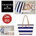 CHARLES & KEITH Shopping Bag (Blue, Purple & Pink)