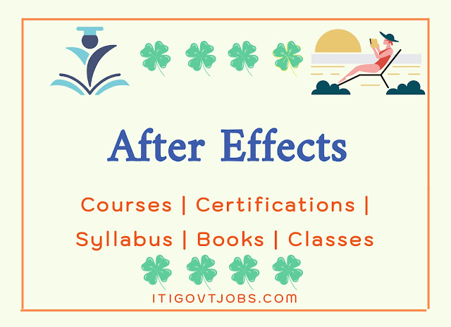 After Effects Courses | Certifications | Syllabus | Book