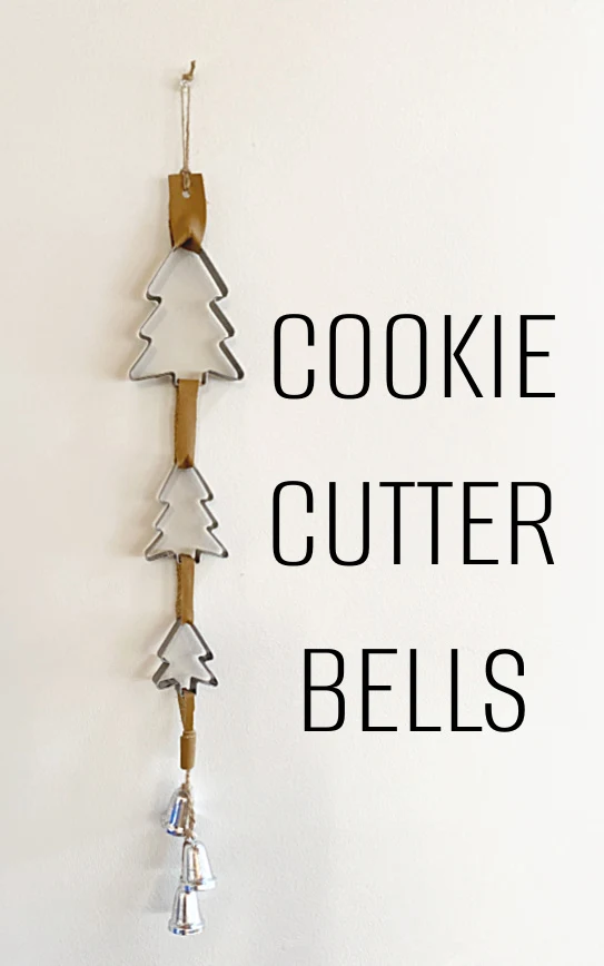 cookie cutter bell pin with overlay